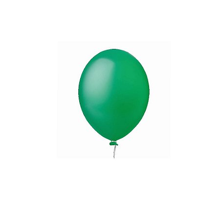 Balão Happy Day Verde Bandeira 9" Bexiga Decoração 50unid