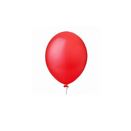 Balão Happy Day Vermelho 9" Bexiga Decoração 50unid