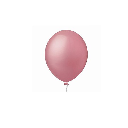 Balão Happy Day Rosa 9" Bexiga Decoração 50unid
