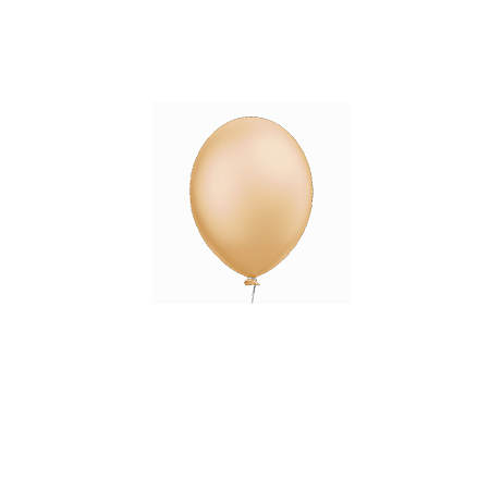 Balão Happy Day Perolado Ouro 5" Bexiga 50uni Decoração
