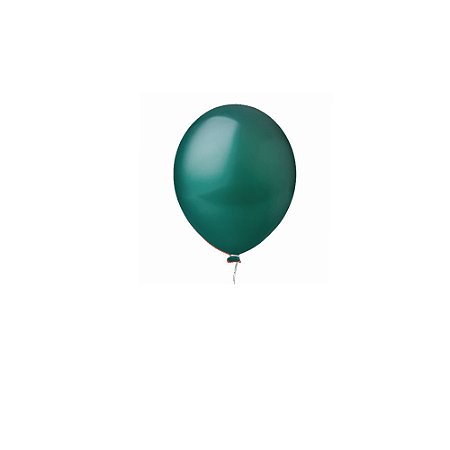 Balão Happy Day Liso Verde 5" Bexiga Decoração 50unid