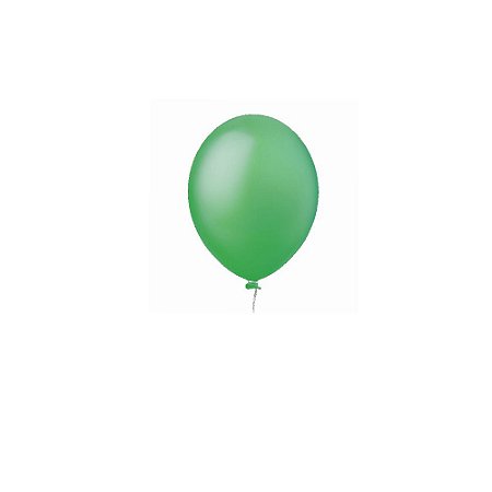 Balão Happy Day Liso Verde Bandeira 5" Bexiga Decoração 50unid