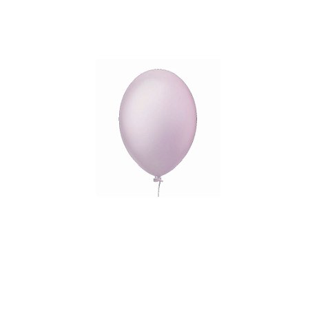 Balão Happy Day Liso Rosa Bebê 5" Bexiga Decoração 50unid
