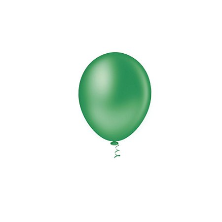 Balão Pic Pic Liso Verde  8" Bexiga Decoração 50unid