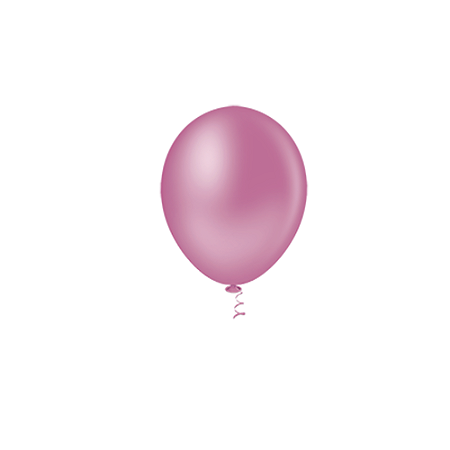 Balão Pic Pic Liso Rosa Forte  8" Bexiga Decoração 50unid