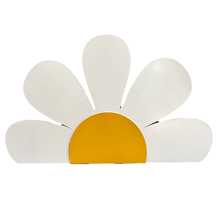 Margarida Mdf Chão Sem Base Display Decorativo Floral Grande