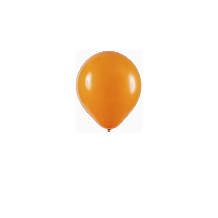 Balão Art-Latex 5" Redondo Laranja Bexiga Decoração 50unid