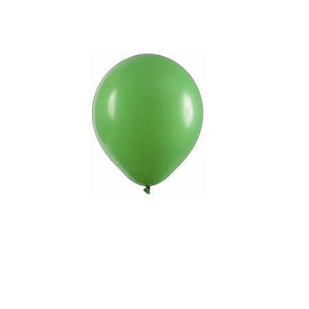 Balão Art-Latex 5" Redondo Verde Folha Bexiga Decoração 50un