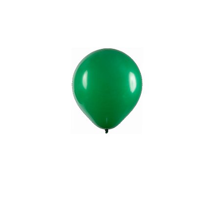 Balão Art-Latex 5" Redondo Verde Bexiga Decoração 50unid