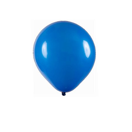 Balão Art-Latex 9" Azul Bexiga Redondo Decoração 50un