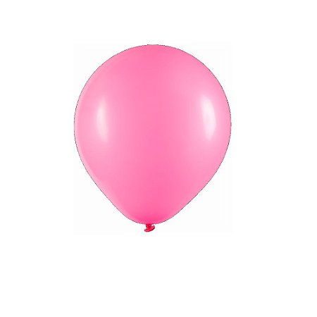 Balão Art-Latex 9" Rosa Pink Bexiga Redondo Decoração 50un