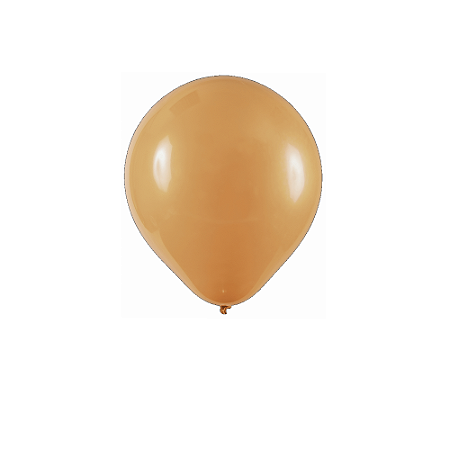 Balão Art-Latex 9" Mocha  Bexiga Redondo Decoração 50un