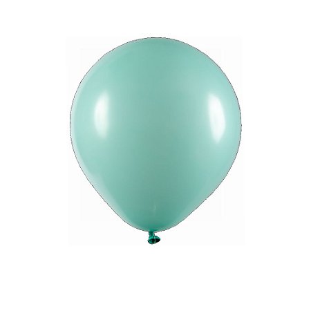 Balão Art-Latex 9" Verde Claro Bexiga Redondo Decoração 50un