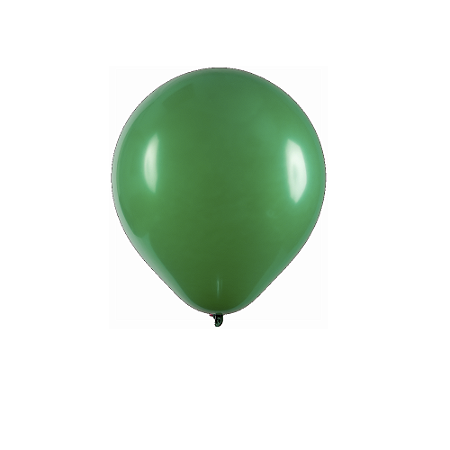 Balão Art-Latex 9" Verde Bexiga Redondo Decoração 50un