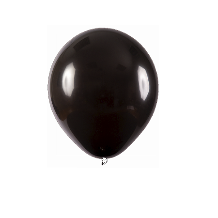 Balão Art-Latex 9" Preto Bexiga Redondo Decoração 50un