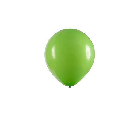 Balão Art - Látex Tradicional Verde Lima 8" Decoração 50un
