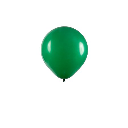 Balão Art - Látex Tradicional Verde 8" Bexiga Decoração 50un