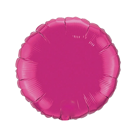 Balão Redondo 20" 50cm Pink Rhodamine Metalizado