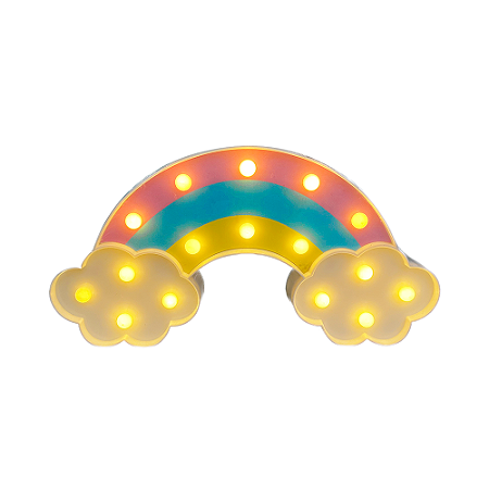 Arco Íris Plástico De Led Candy Color Decorativo Iluminação