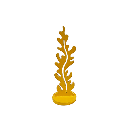 Alga Mdf Modelo 2 Pp Amarelo Gema Decorativo Festa Cenário