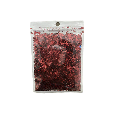 Enfeite Decorativo Confete Picado Vermelho P/ Balões 15G