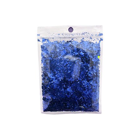 Enfeite Decorativo Confete Picado Azul P/ Balões 15G