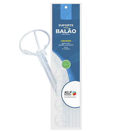 Kit Suporte Para Decoração De Balões 50cm 05 Hastes C/Ponteiras