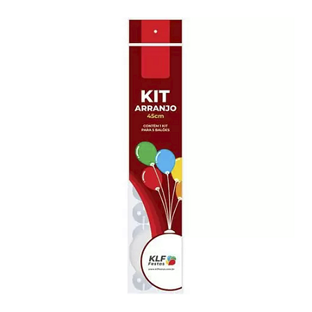 Kit Arranjo Para Decoração De Balões 45cm 05 Hastes C/Ponteiras