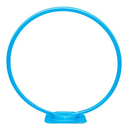Arco De Mesa Azul Claro Decoração De Balões 45CM Com Base