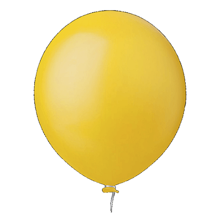 Balão Happy Day Amarelo 16" Bexiga Decoração 10unid
