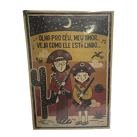 Painel Decorativo Cangaço E 08 Peças Descartáveis Festa Junina