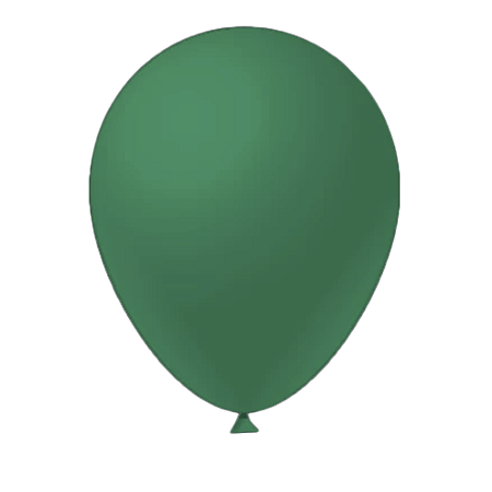 Balão Verde Escuro Látex Fest Ball Maxxi Premium 16" 12un