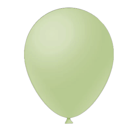 Balão Verde Limão Látex Fest Ball Maxxi Premium 16" 12un