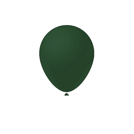 Balão Verde Musgo Látex Fest Ball Maxxi Premium 12" 25un