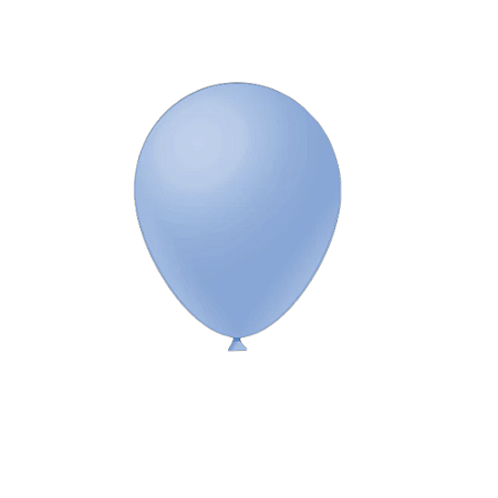 Balão Azul Claro Látex Fest Ball Maxxi Premium 12" 25un