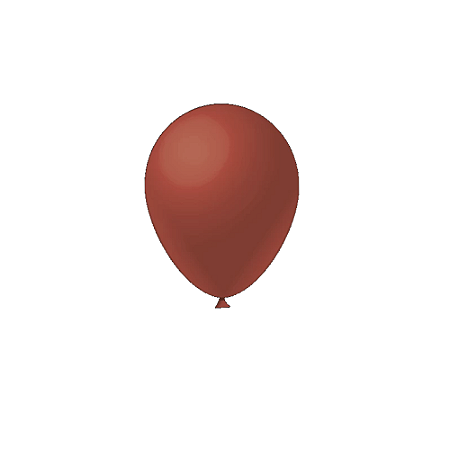 Balão Terracota Látex Fest Ball Maxxi Premium 9" 50un