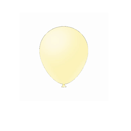 Balão Liso Amarelo Candy Collors Fest Ball Látex 9" 50un