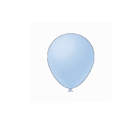 Balão Liso Azul Candy Collors Fest Ball Látex 8" 50un