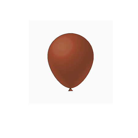 Balão Terracota 8" 50un Látex Fest Ball Maxxi Premium
