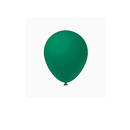 Balão Verde Escuro 8" 50un Látex Fest Ball Maxxi Premium