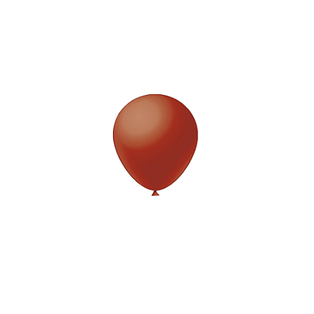 Balão Liso Vermelho 5" Látex Fest Ball Imperial 50un