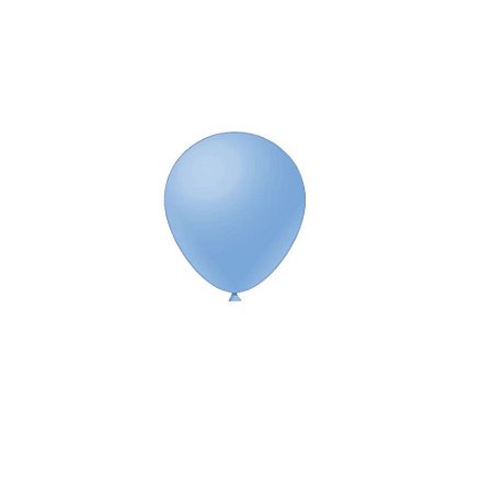 Balão Liso Azul Claro 5" Látex Fest Ball Imperial 50un