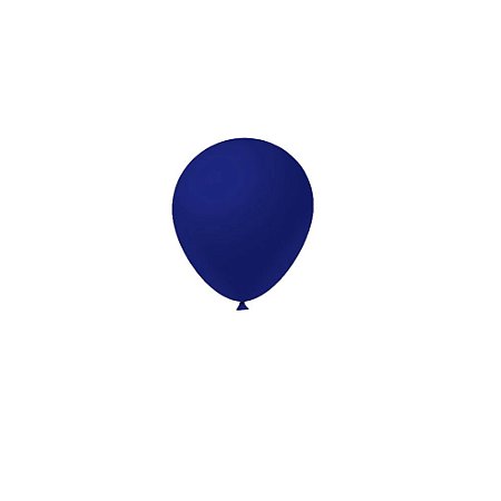 Balão Liso Azul Royal 5" Látex Fest Ball Imperial 50un