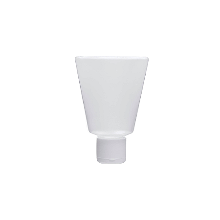 Bisnaga Transparente Tampa Branca Pet Frasco 40Ml 10un