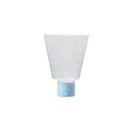 Bisnaga Transparente Tampa Azul Bebê Pet Frasco 40Ml 10un