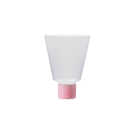 Bisnaga Transparente Tampa Rosa Bebê Pet Frasco 40Ml 10un