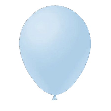 Balão Liso Azul 16" Linha Candy Pic Pic Látex Redondo 12un