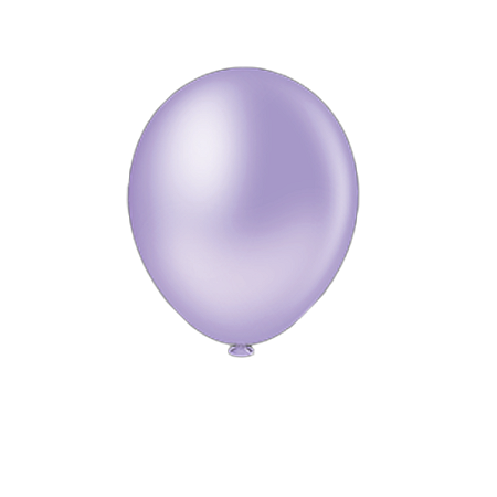 Balão Pic Pic Liso Lilás 12" Bexiga Decoração 12unid