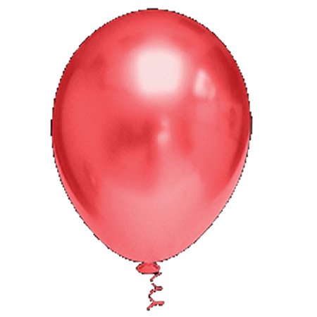 Balão Pic Pic 16" Platino Vermelho 12un Redondo Bexiga