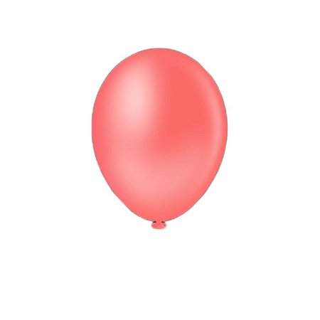 Balão Pic Pic Liso Coral 9" Bexiga Decoração 50unid